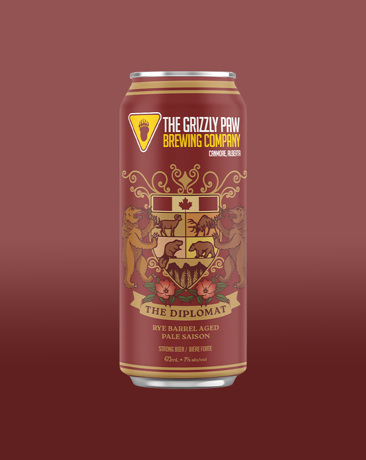 The Diplomat - Rye Whiskey Barrel Aged Saison (Single 473ml Can)