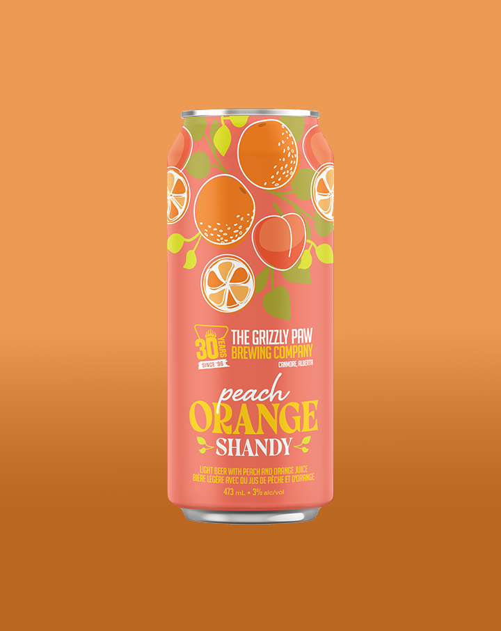 Orange Peach Shandy (4 x 473ml Cans)