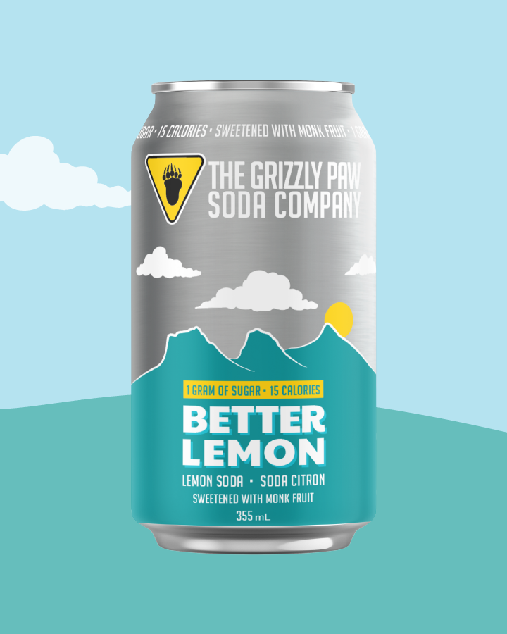 Better Lemon Soda (6 x 355ml Cans)
