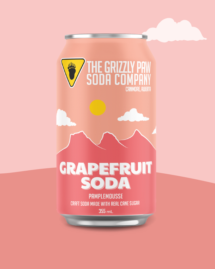 Grapefruit Soda (6 x 355ml Cans)