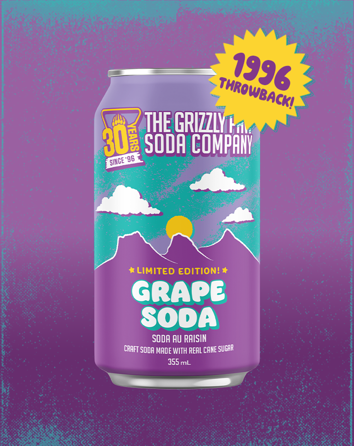 ⚡LIMITED EDITION⚡Grape Soda (4 x 355ml Cans)
