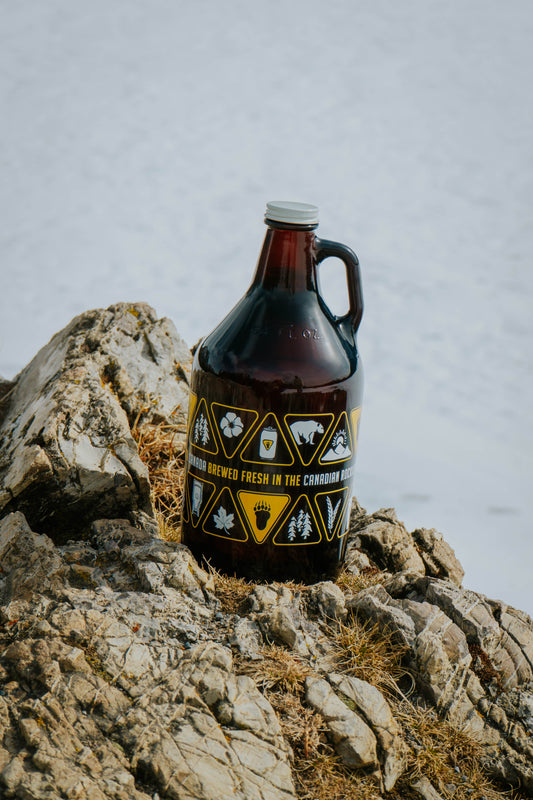 64oz Amber Growler