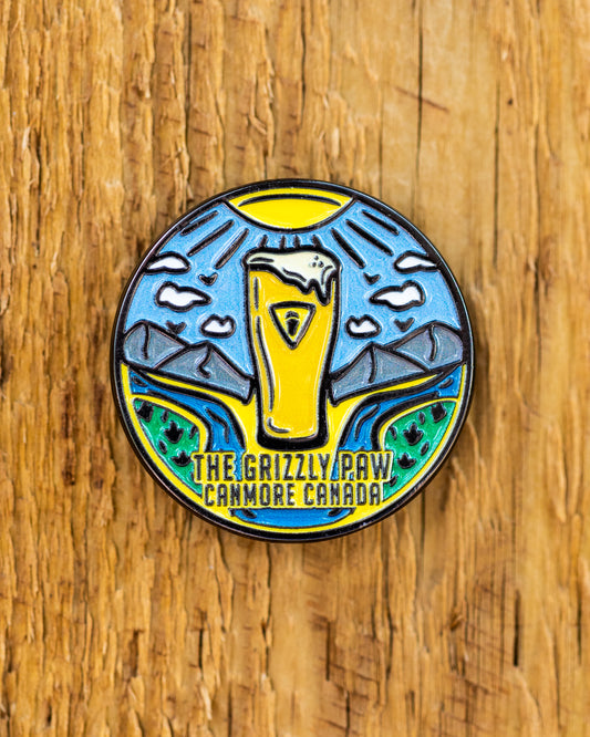 Grizzly Paw Enamel Pin
