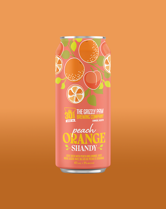 Orange Peach Shandy (4 x 473ml Cans)