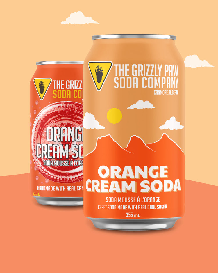 Orange Cream Soda (6 x 355ml Cans)