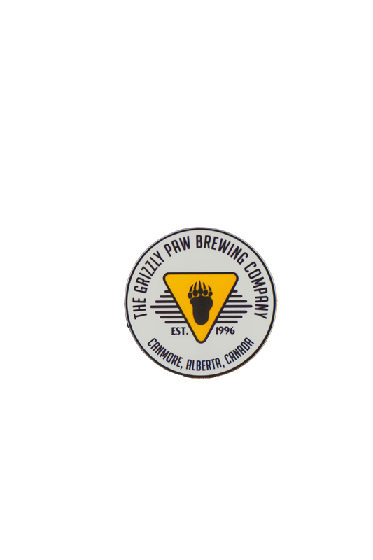 White Circle Logo Sticker