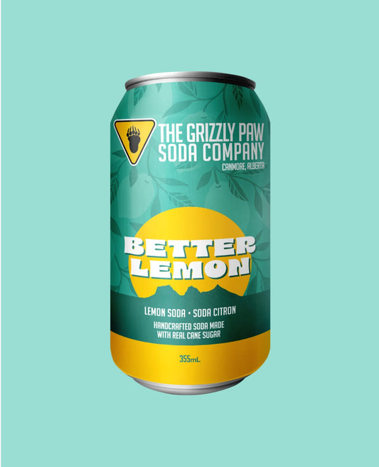 Better Lemon Soda (6 x 355ml Cans)