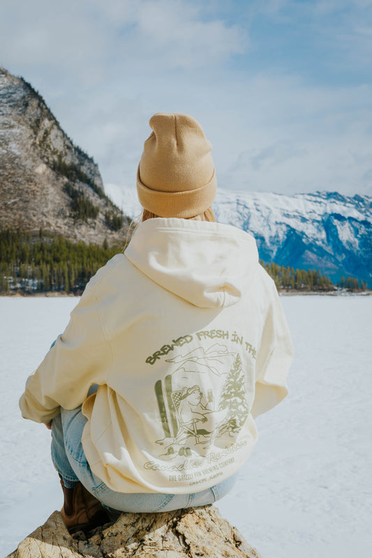 Cream Bear Mountain Hoodie