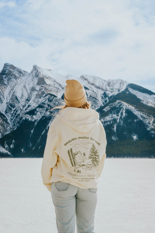 Cream Bear Mountain Hoodie