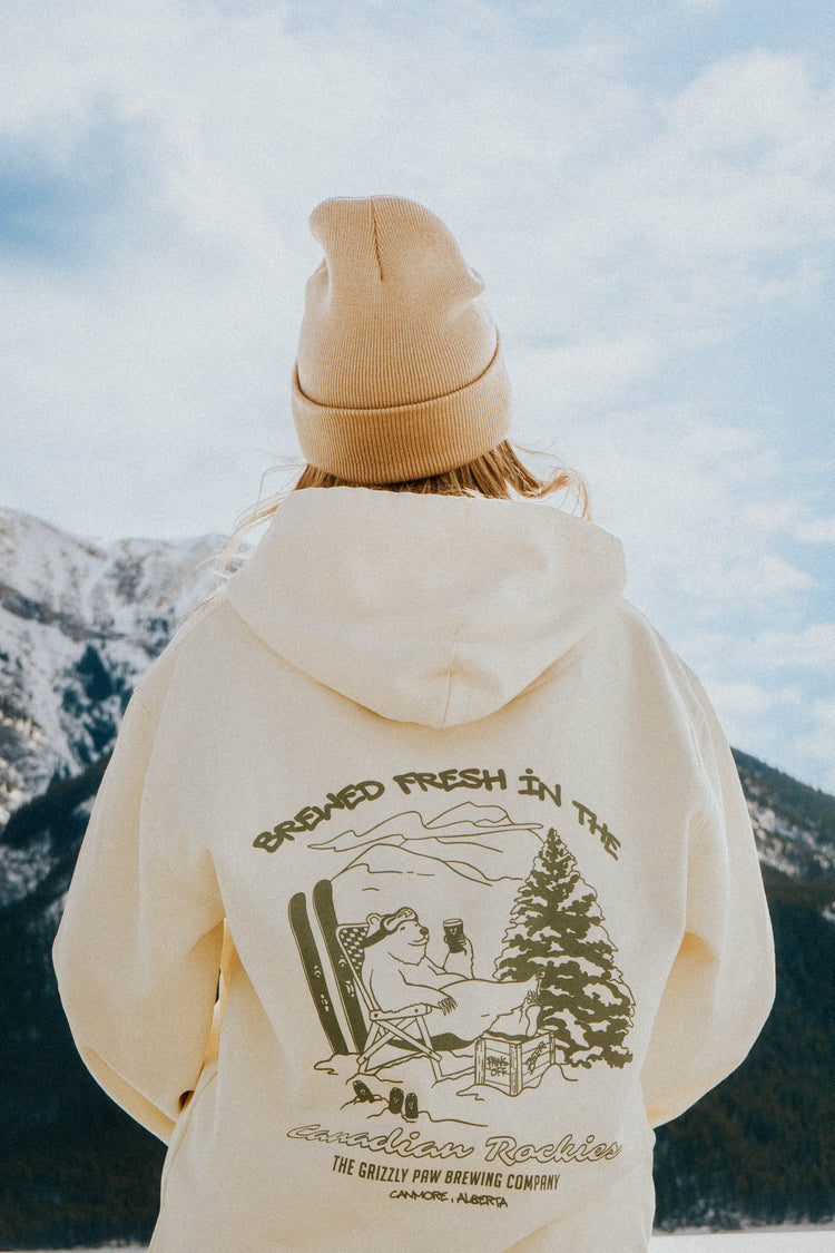 Cream Bear Mountain Hoodie