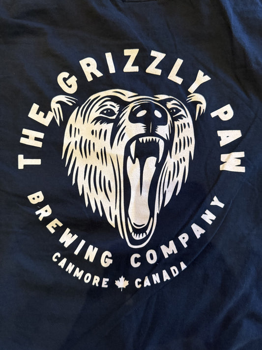 Black Growling Bear Tee